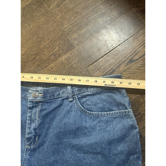 Lee Jeans Women Plus Size 22W Petite Relaxed Fit Straight Leg Denim - Picture 3 of 6